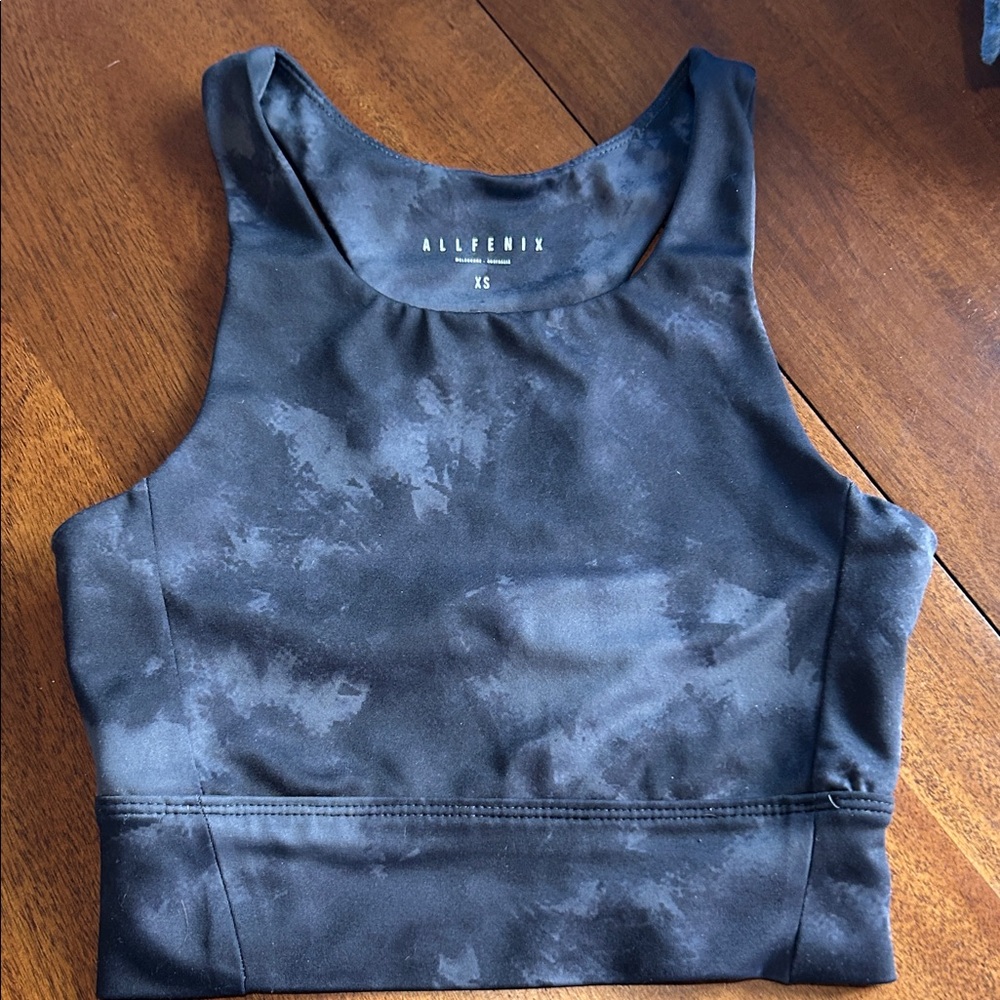 ALFENIX Black Sports Bra